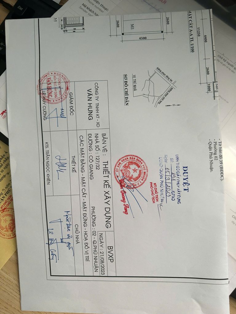 Hồ sơ xin phép xây dựng phường An Nhơn gồm những gì?