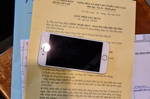 Xin giấy phép xây dựng phường Thông Tây Hội